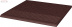 Клинкерная плитка Ceramika Paradyz Natural brown Duro ступень простая (30x30)